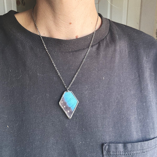 Morpho Achilles Gemstone Pendant