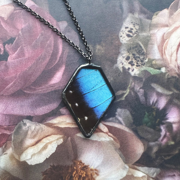 Morpho Achilles Gemstone Pendant