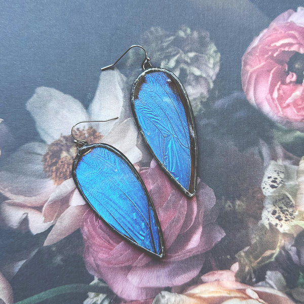 Morpho Didius Teardrop Earrings