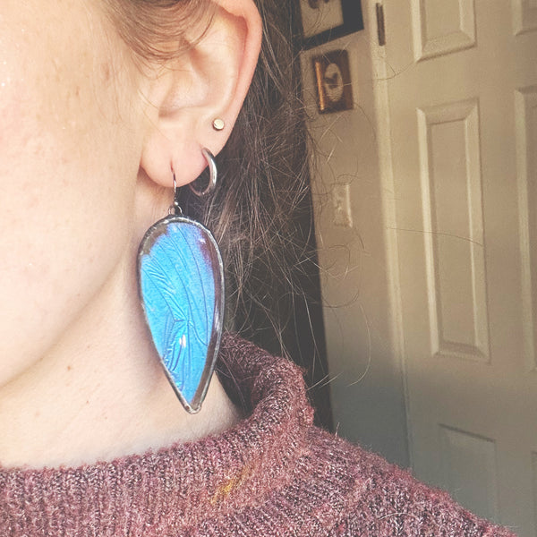 Morpho Didius Teardrop Earrings