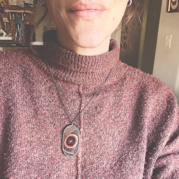 RARE Cameroon Red Eye Silk Moth Oval