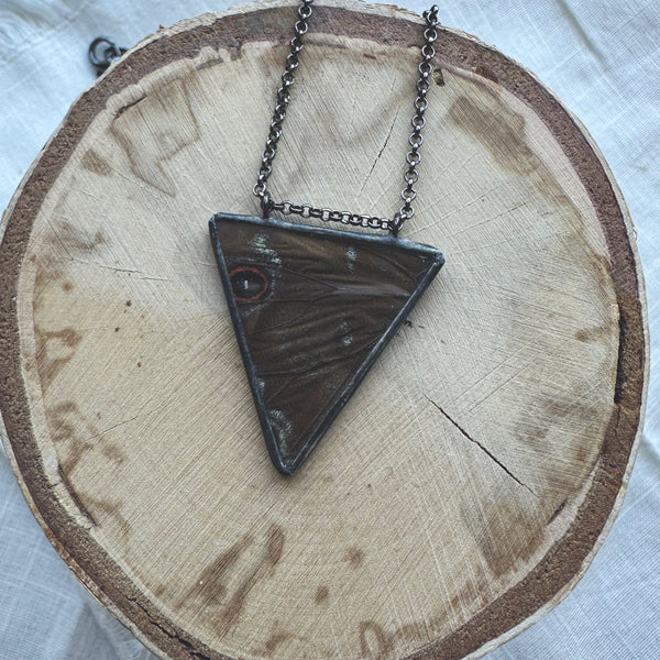 Morpho Triangle Pendant