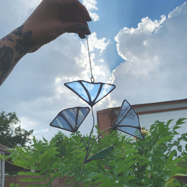 Blue Flowers Suncatcher