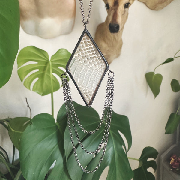 Statement Corn Snake Shed Dripping Diamond